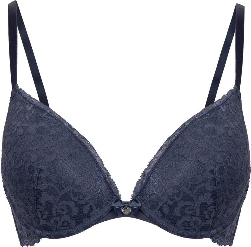 Hunkemöller - Voorgevormde Push-up Beugel Bh - Marine - Dames Lingerie