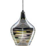 SANGONE - Hanglamp - Zilver - Glas