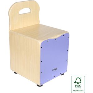 Stagg CAJ-KID PP echte cajon voor kinderen paars