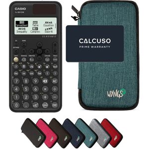 CALCUSO Basispakket turkoois met Rekenmachine Casio FX-991CW
