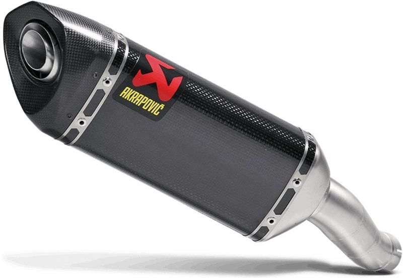 Akrapovic - Slip-On Line - Uitlaatdemper - Zwart - Carbon Fiber - Niet Gehomologeerd