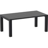 Siesta Vegas Uitschuifbare Tuintafel Medium 180/220 Cm Zwart