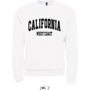 Sweatshirt 2-185 California Westcoast - Wit, M
