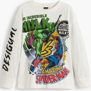 Kinder-T-shirt met lange mouwen Desigual Incredible Marvel