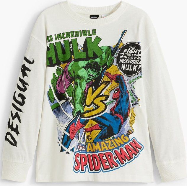 Kinder-T-shirt met lange mouwen Desigual Incredible Marvel