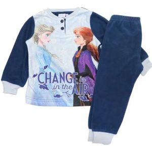 Disney Frozen Pyjama - Change is in the air - Navy - Micro Polar Fleece - Maat 92/98