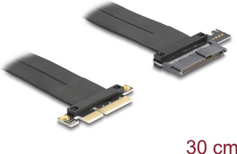 Delock - Riser Kaart - PCI Express 3.0 x4 - U.2 SFF-863 - 30 cm Kabel