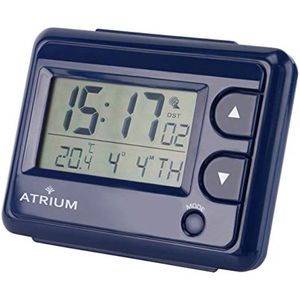 Digitale radio wekker met wereldtijd en binnen temperatuur