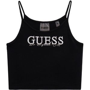 Guess Girls Cropped Top Zwart - Maat 140