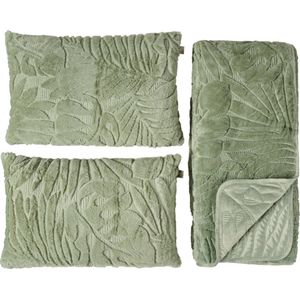 Dutch Decor - Adora - Sprei - Groen - Textiel - 200x220 cm