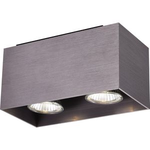 KUBO brons 2x 5W LED GU10 dimbaar incl.