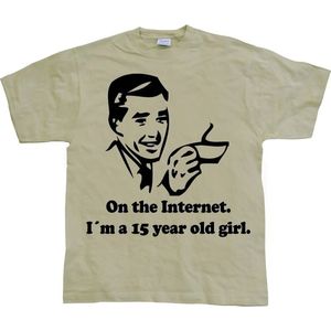 Hybris 15 Year Old Girl On The Internet Khaki-L