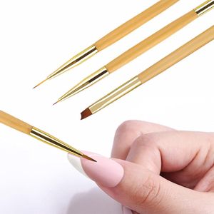 Detailkwasten voor nagels - Set van 4 stuks
