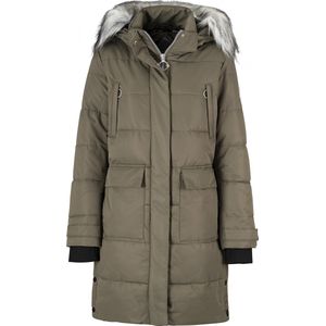 BJØRNSON Frida Winterparka Dames - Warm Gewatteerd - Winddicht - Maat 38 - Bruin