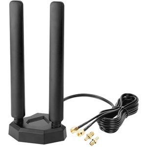 4G LTE/5G Sub-6 Antenne SMA TS9 Stekker Breedband 8 dB 600-3980 MHz Ronde Antenne met Magnetische Voet