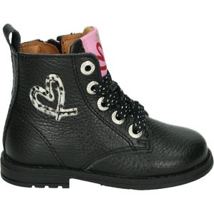 Develab 42658 Veterboots - Laarzen Met Veters - Meisjes - Zwart - Maat 22