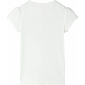 Kindershirt 104 - Ecru - Omkeerbare pailletten