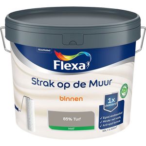 Flexa - Strak op de Muur Binnen Muurverf Mat - 85% Turf - Mengverf - 10 Liter