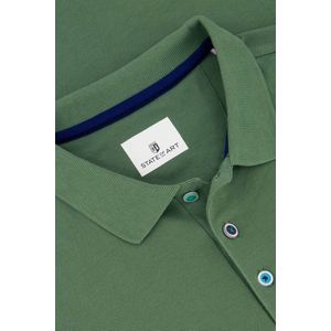 State of Art poloshirt korte mouw groen