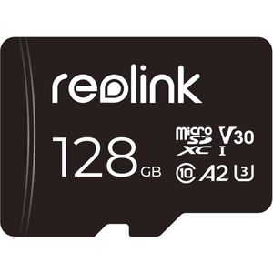 128GB MicroSDXC-geheugenkaart - klasse 10 A2 U3 TF-geheugenkaart voor beveiligingscamera's