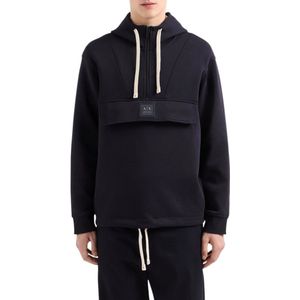 AIX Armani Exchange - XM000352AF10818UB101 - Sweatshirt - Marineblauw - Katoen