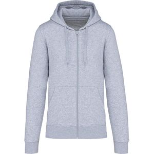 Kariban Ecologische herensweater met capuchon en ritssluiting K4030 - Oxford Grey