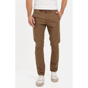 Chino Broek - Slim Fit - Katoen - Beige
