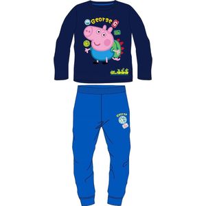 Peppa Pig George G pyjama katoen blauw maat 104