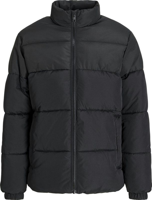 Jack & Jones - JJMAZE PUFFER COLLAR JNR - Gewatteerde Jas - Zwart