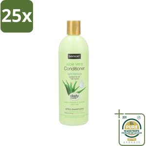 25 x Sence - Aloë Vera - Conditioner - Hydraterend - 400 ml - Grootverpakking - Aloë Vera Conditioner - Hydraterend Haar - Droog Haar Verzorging - Beschadigd Haar Herstel - Haarherstel