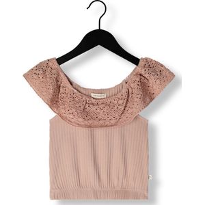 Your Wishes Jaxie Tops & T-shirts Meisjes - Shirt - Roze - Maat 128