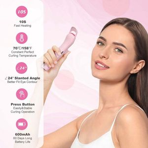 Verwarmde Wimperkruller voor Langdurige Krullen - Elektrische Wimperkrulspelden met Snellaadfunctie