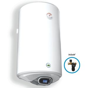 Galanta Green Hat Verticale elektrische boiler 80L, 2kW, met digitale bediening - Brede uitvoering