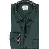 ETERNA - Modern Fit - Overhemd - Donkergroen - Twill