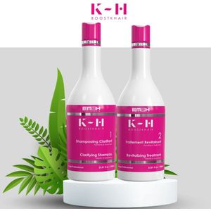 Boost K-Hair - Braziliaanse keratinebehandeling ( Anti-aging voor het haar) - kit 2 x 1000ml