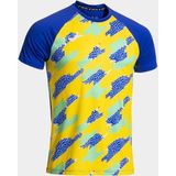 Joma - R-TRAIL - Sport T-shirt - Royal-Geelblauw - Korte Mouwen