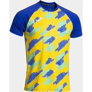 Joma - R-TRAIL - Sport T-shirt - Royal-Geelblauw - Korte Mouwen