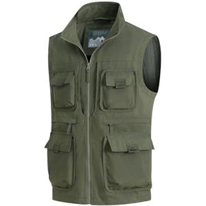 Multifunctioneel Outdoorvest voor Heren - Licht, Ademend en Sneldrogend