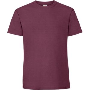 Fruit Of The Loom Mens Ringgesponnen Premium Tshirt (Bordeaux)