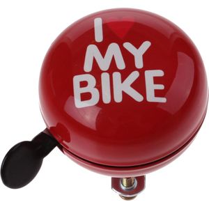 Cycle Tech Fietsbel I Love My Bike 80 Mm Staal Rood