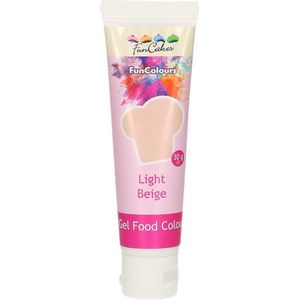 FunCakes Eetbare Voedingskleurstof - Kleurstof voor bakken Licht Beige 30g