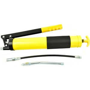 GEKO Professionele vetspuit - 600 ml - Geel - Slipvaste grip - Zware T-handgreep