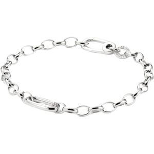 Bedelarmband - Zilver - Connect-schakel