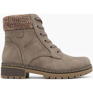 easy street Taupe veterboots - Maat 38