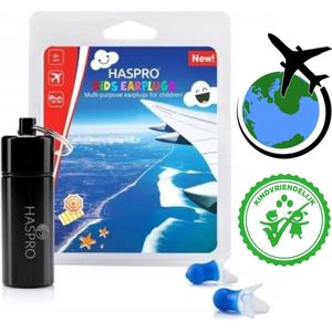 Vliegtuig oordopjes, 2 stuks, voor kinderen, voor trein, bus, tegen harde lawaai, maat S