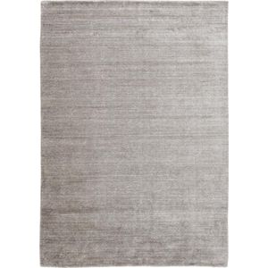 Plain Dust Grey Vloerkleed - 250x350  - Rechthoek - Laagpolig Tapijt - Modern - Grijs