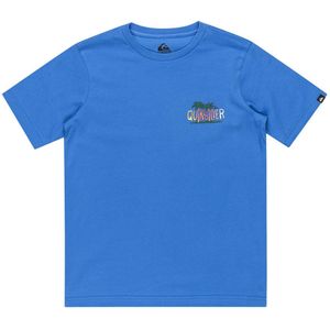Quiksilver Ev Sunny Palms T-shirt Met Korte Mouwen Blauw 12 Years Jongens