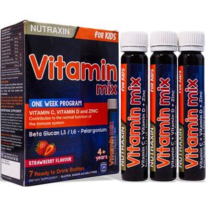 Nutraxin Vitamine mix Supplement for Kids - Pak van 7 flessen 7 x 25 ml