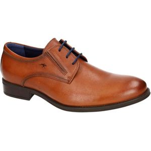 Fluchos -Heren - cognac/caramel - geklede lage schoenen - maat 44