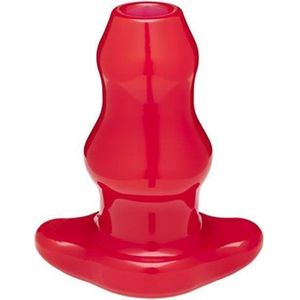 Perfect FitbuttplugDouble Tunnel - Rood - Buttplug